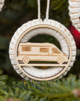 DIY Makramee Weihnachtsanhänger »Camping«