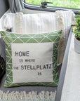 Deko-Kissen-Hülle »Home Is Where The Stellplatz Is«