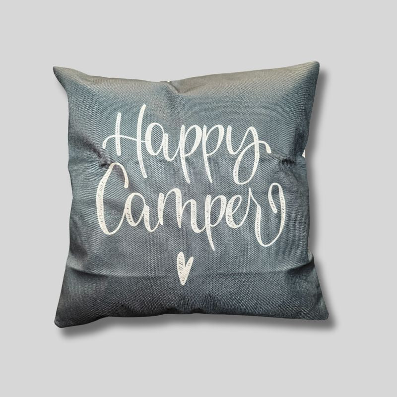 Deko-Kissen-Hülle »Happy Camper«
