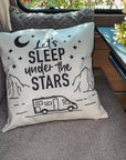 Deko-Kissen-Hülle »Let's Sleep Under The Stars« mit Fahrzeug