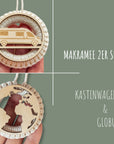 Makramee Dekoanhänger Set »Globus & Camping«