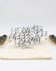 Holz-Schriftzug Home Is Where You Park It