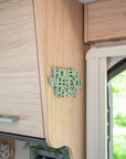 Holz-Schriftzug Home Is Where You Park It