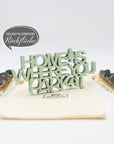 Holz-Schriftzug Home Is Where You Park It