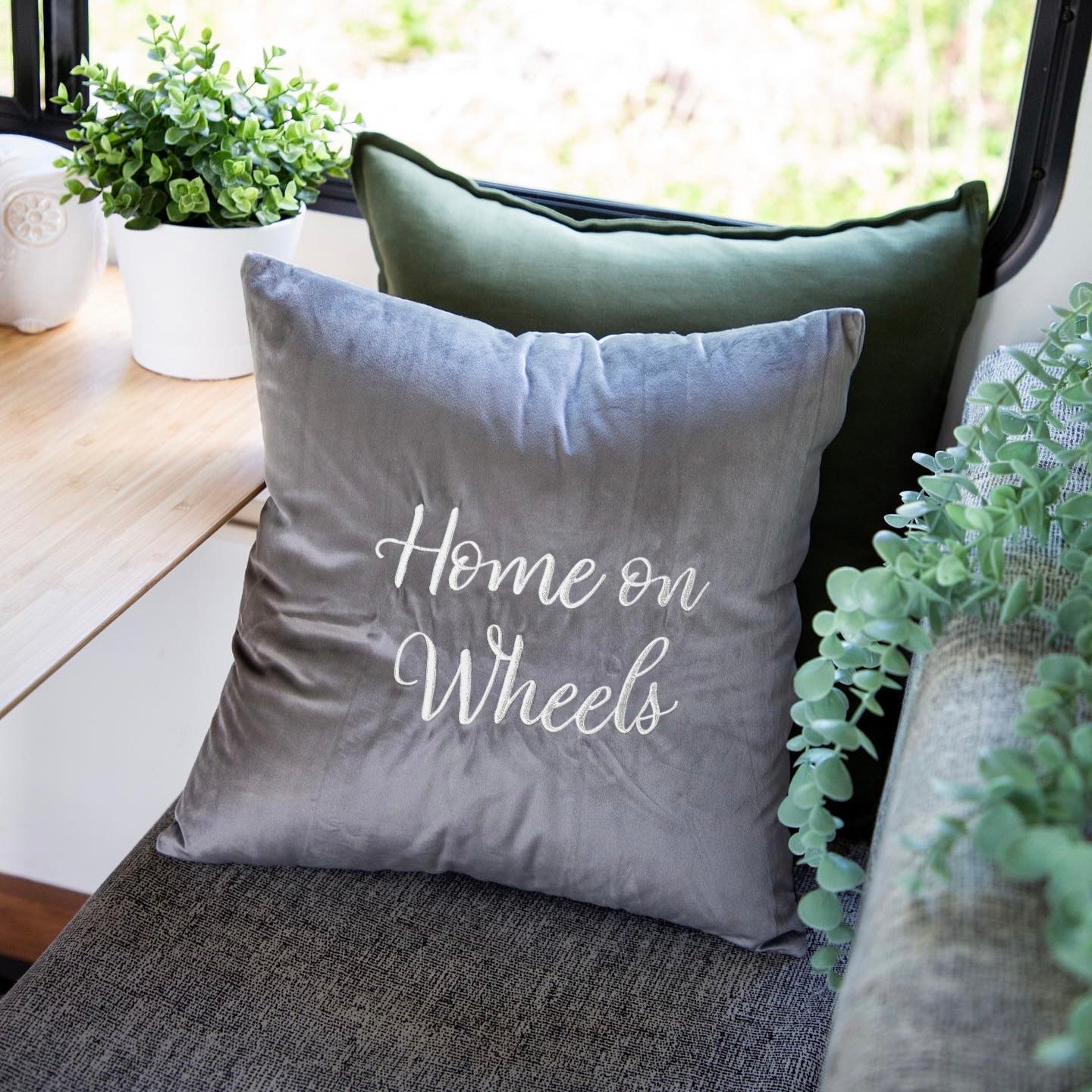 Deko-Kissen-Hülle »Home On Wheels«