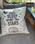 Deko-Kissen-Hülle »Let's Sleep Under The Stars« mit Fahrzeug