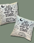 Deko-Kissen-Hülle »Let's Sleep Under The Stars« mit Fahrzeug