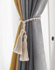 2er Set Makramee-Raffhalter mit Bommel »Natur«
